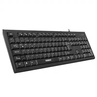 Everest KB-871U Siyah Q Usb Kablolu Standart 108 Tuşlu Klavye